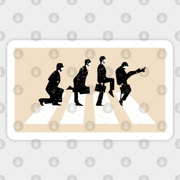 Monty Python Abbey Road Sticker by RetroPandora